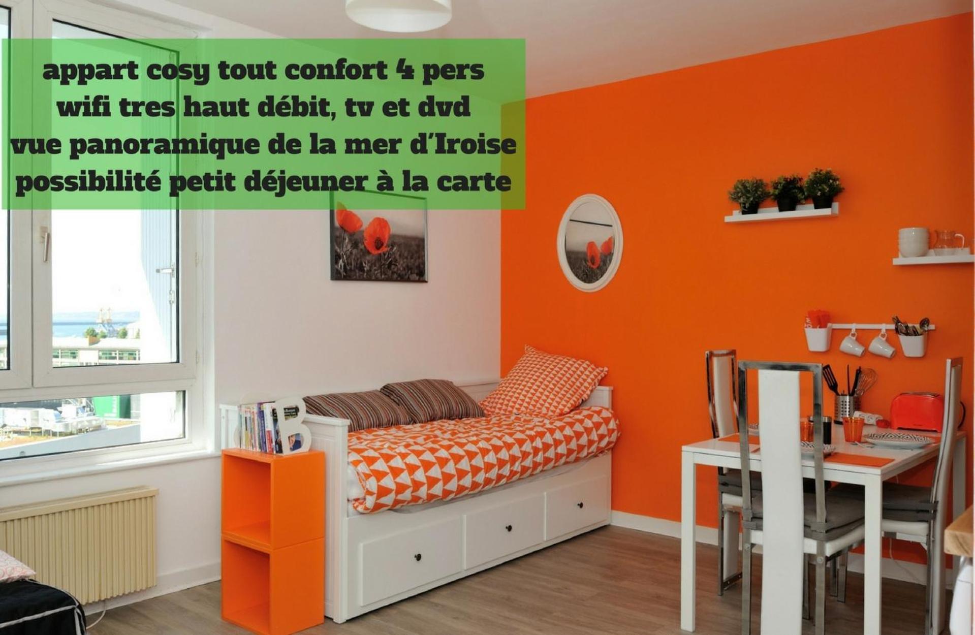 Appart Cosy Brest Room photo